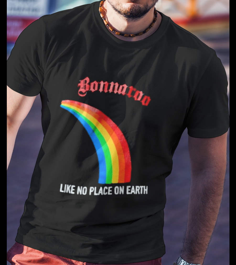 Bonnaroo Rainbow Like No Place On Earth Music Festival T-Shirt