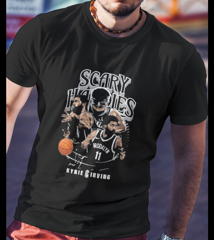 Scary Handles Brooklyn 11 Kyrie Irving T-Shirt
