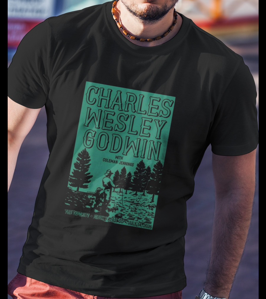 Charles Wesley Godwin Sioux Falls July 14 2026 The District With Coleman Jennings T-Shirt
