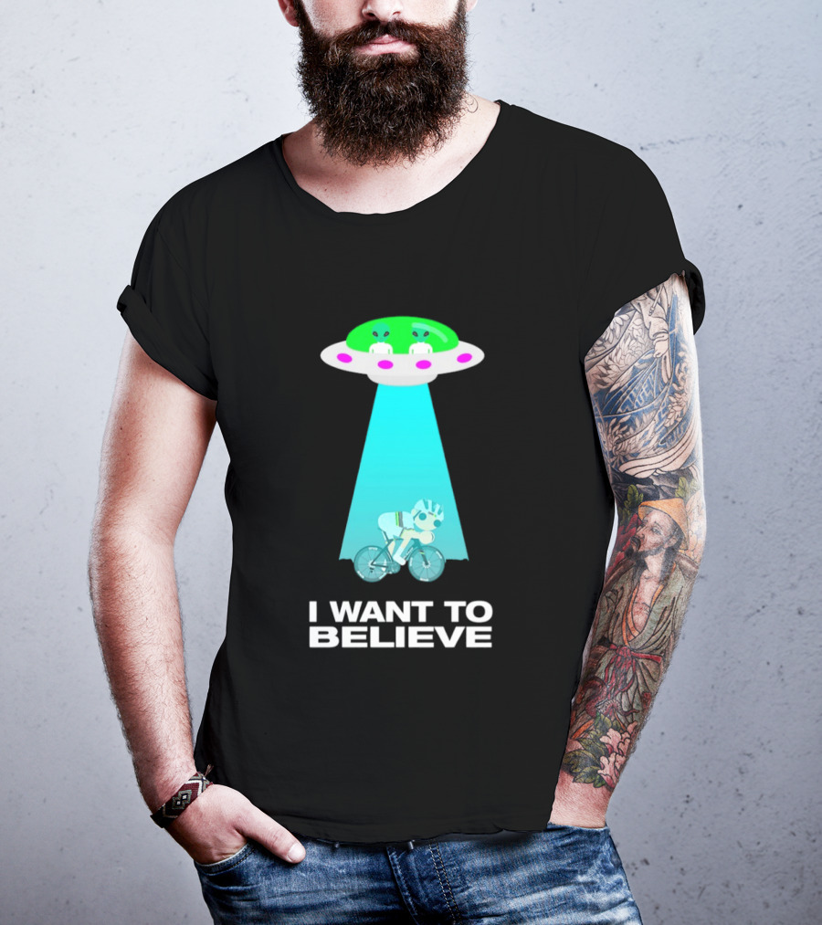 Colnago Cyclist UFO I Want To Believe Cycling T-Shirt