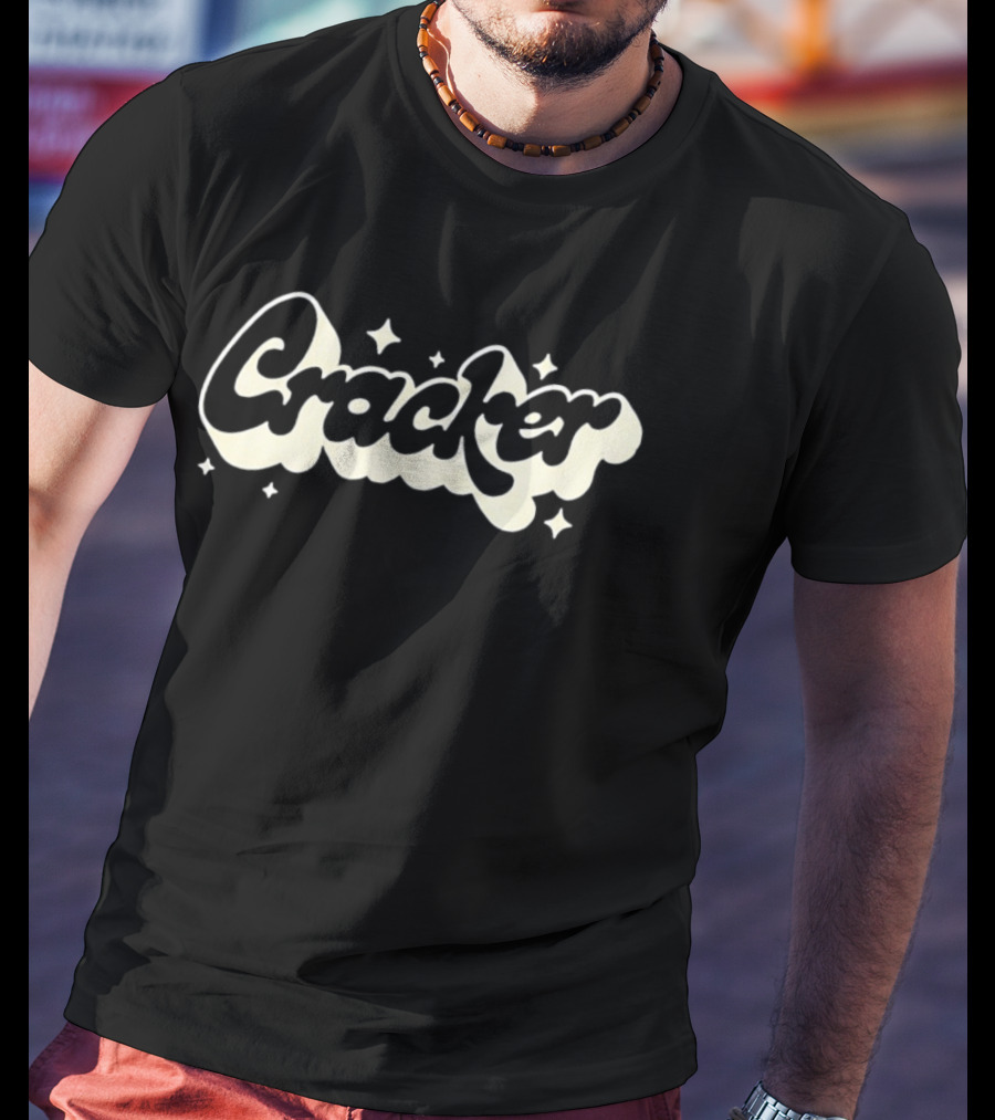 Cracker Stars Script Sparkle T-Shirt