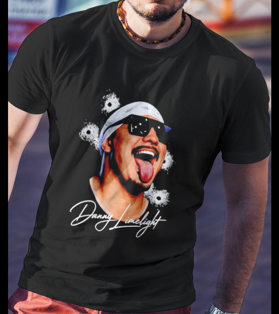 Danny Limelight Swag Bullet Holes Bandana Tattoo T-Shirt