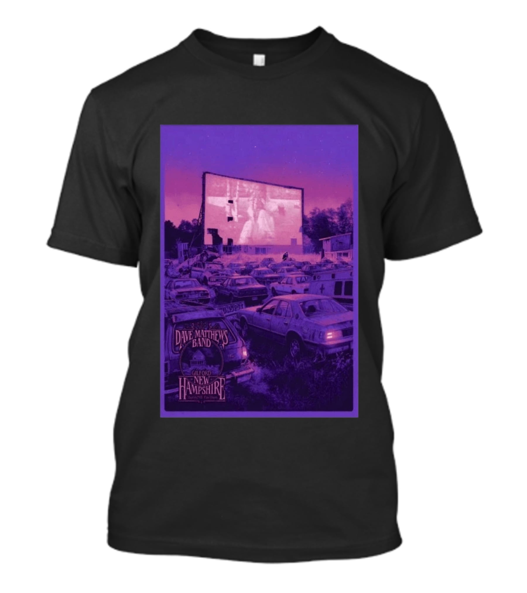 Dave Matthews Band Drive In Concert Gilford New Hampshire July 14 2026 T-Shirt