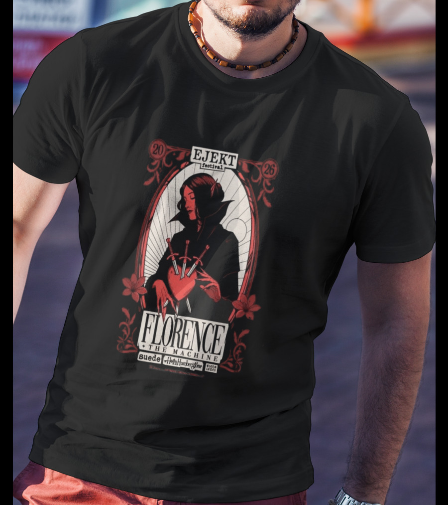 Ejekt Festival Florence The Machine Suede Holly Humberstone 2026 T-Shirt