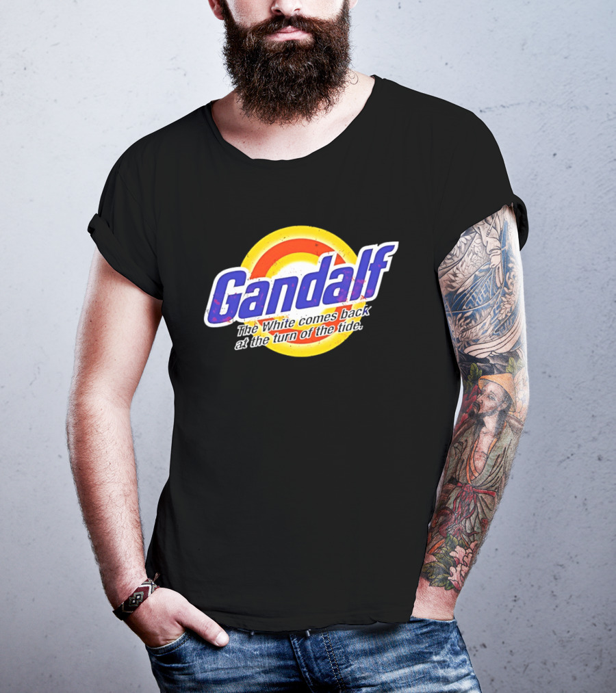 Gandalf The White Comes Back At The Turn Of The Tide T-Shirt