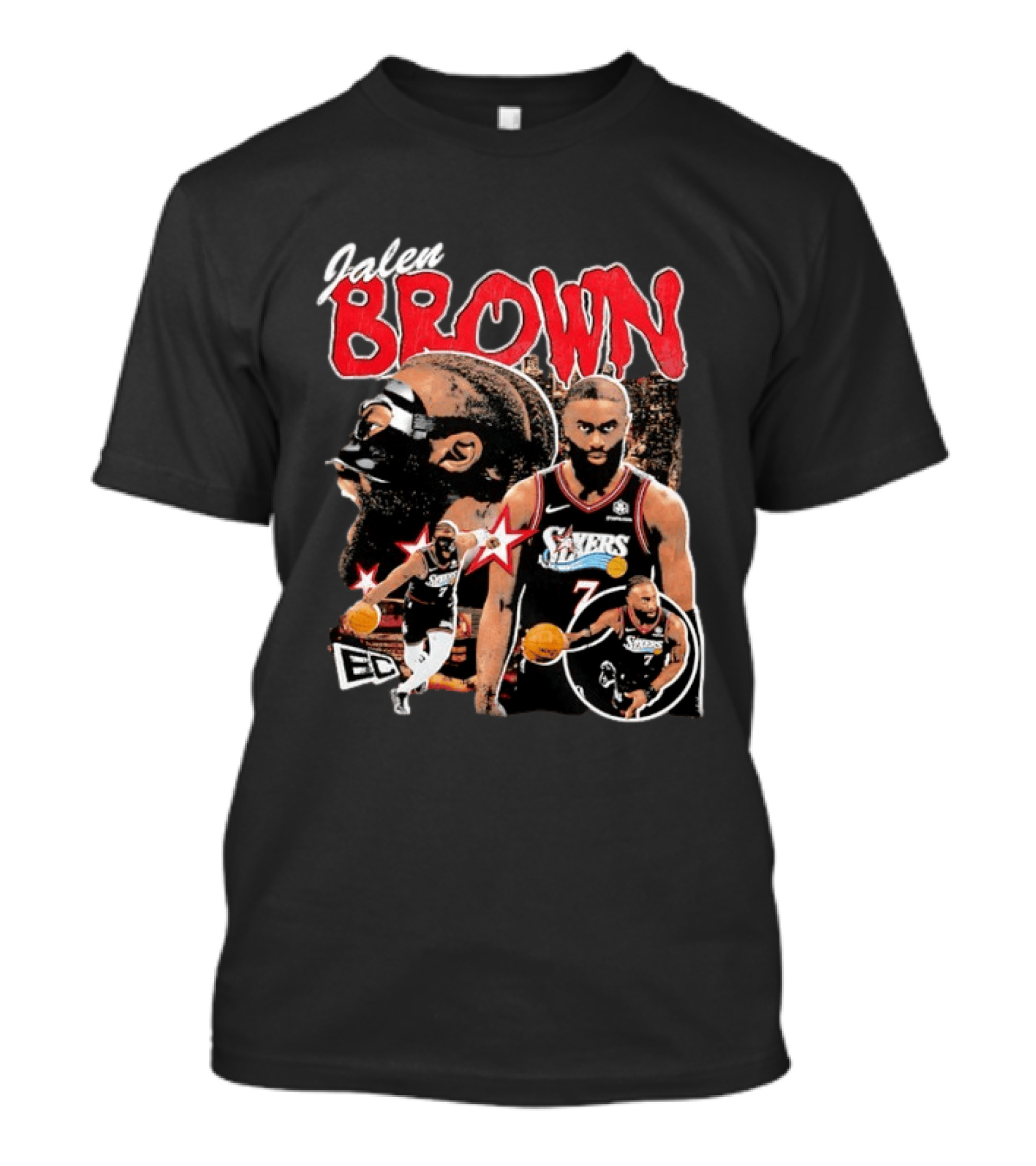 Jaylen Brown Philadelphia 76ers NBA Basketball ECC T-Shirt