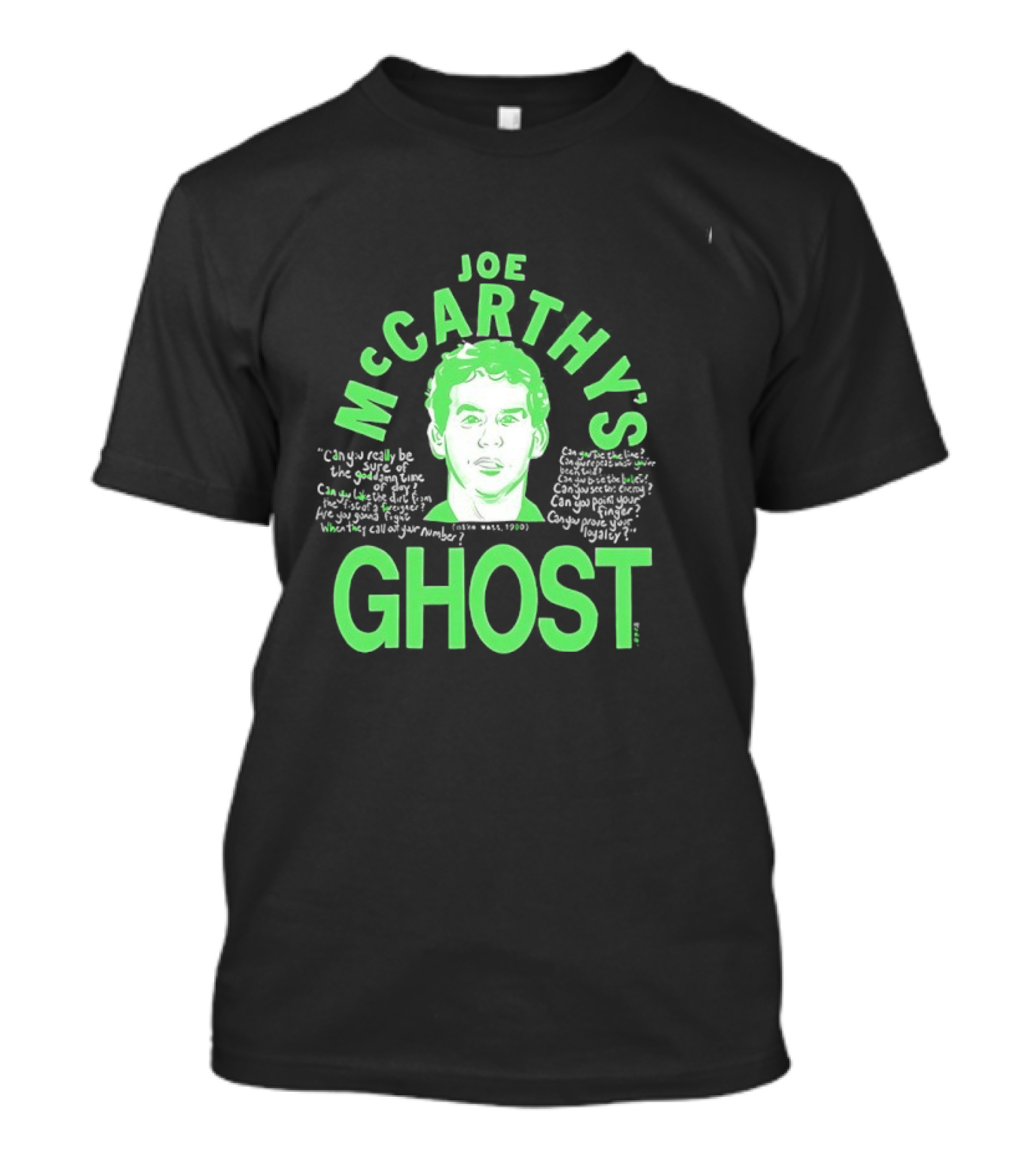 Joe McCarthy's Ghost Mike Watt 1980 Minutemen Punk Rock T-Shirt