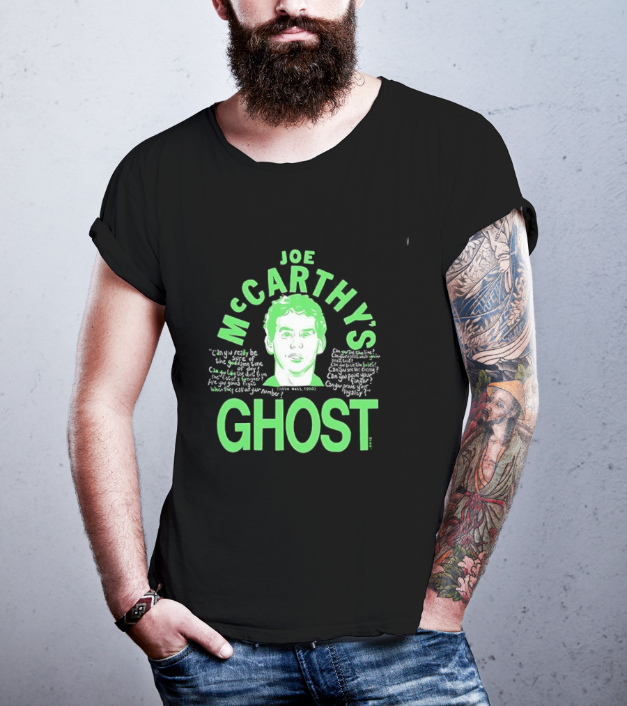 Joe McCarthy's Ghost Mike Watt 1980 Minutemen Punk Rock T-Shirt