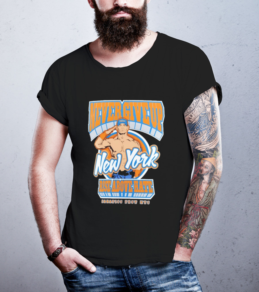 Never Give Up Rise Above Hate New York Manhasset Fest 2026 T-Shirt