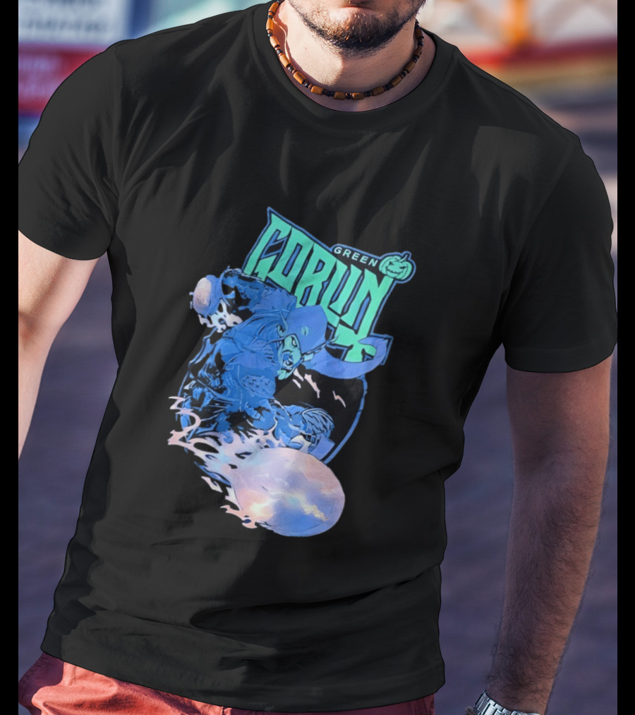 Green Goblin Pumpkin Marvel Comic Book Character Villain T-Shirt