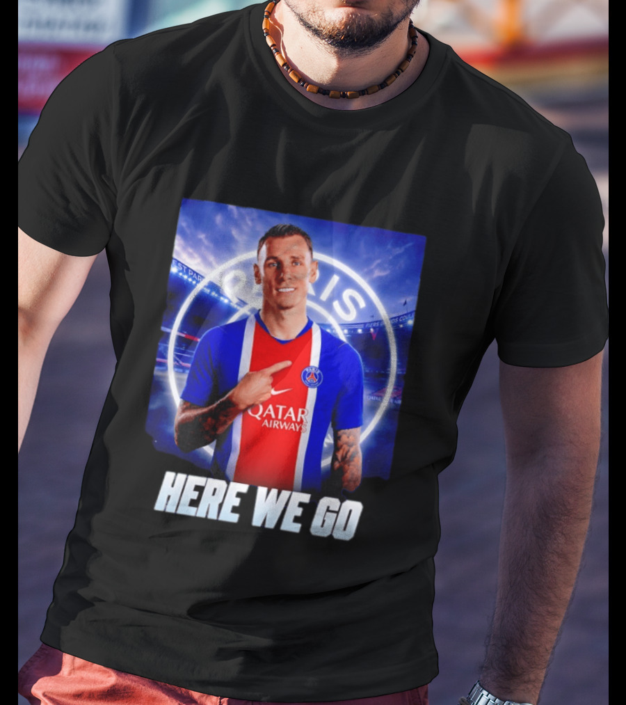 Lucas Digne Paris Saint Germain Transfer Announcement Here We Go T-Shirt