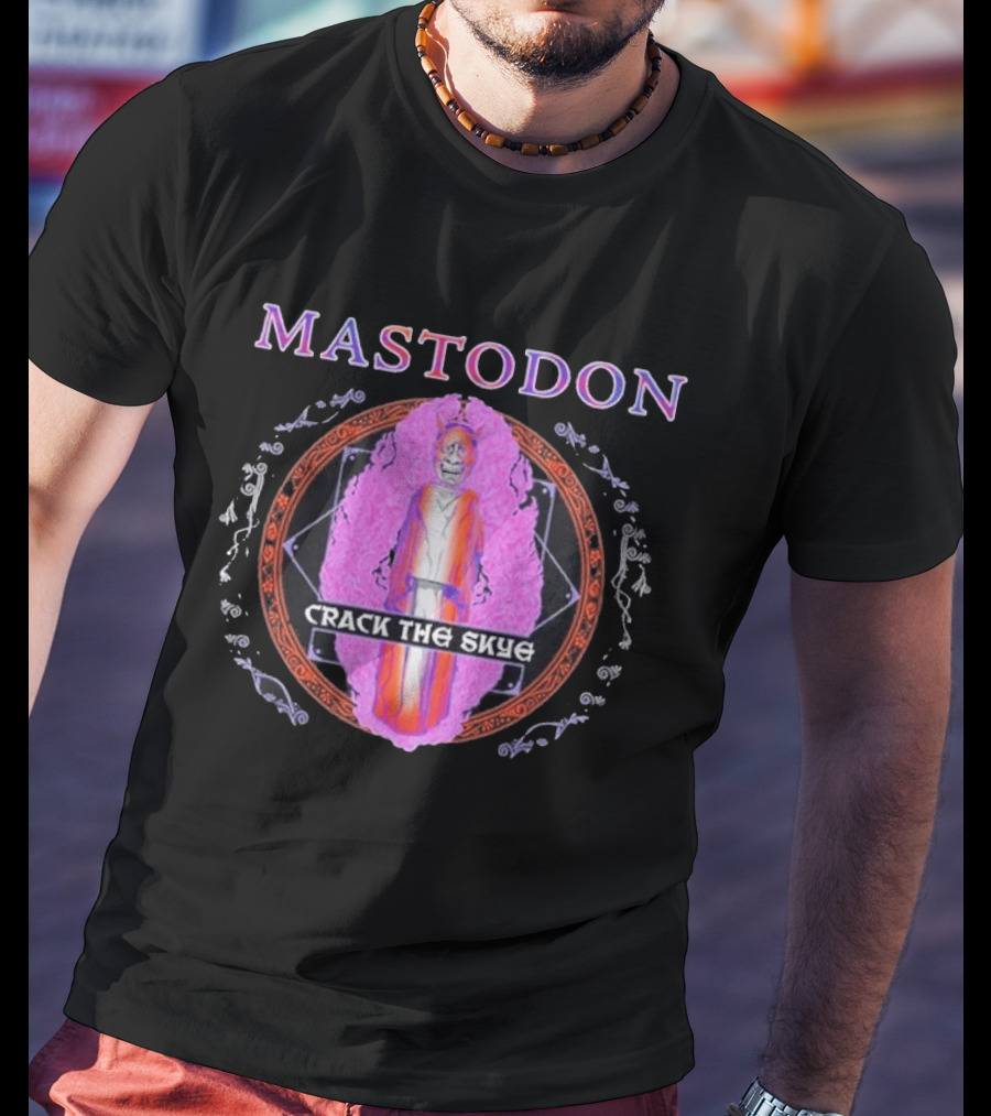 Mastodon Crack The Skye Ornate Oni Mandala T-Shirt