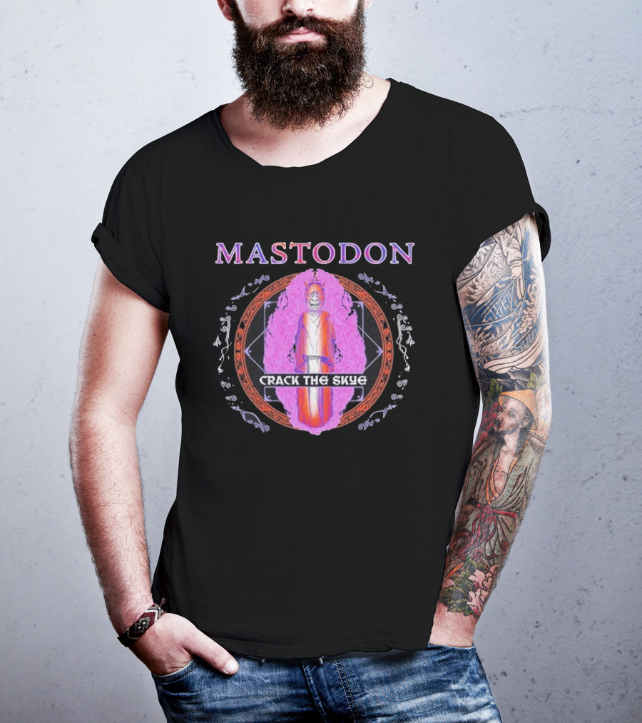 Mastodon Crack The Skye Ornate Oni Mandala T-Shirt