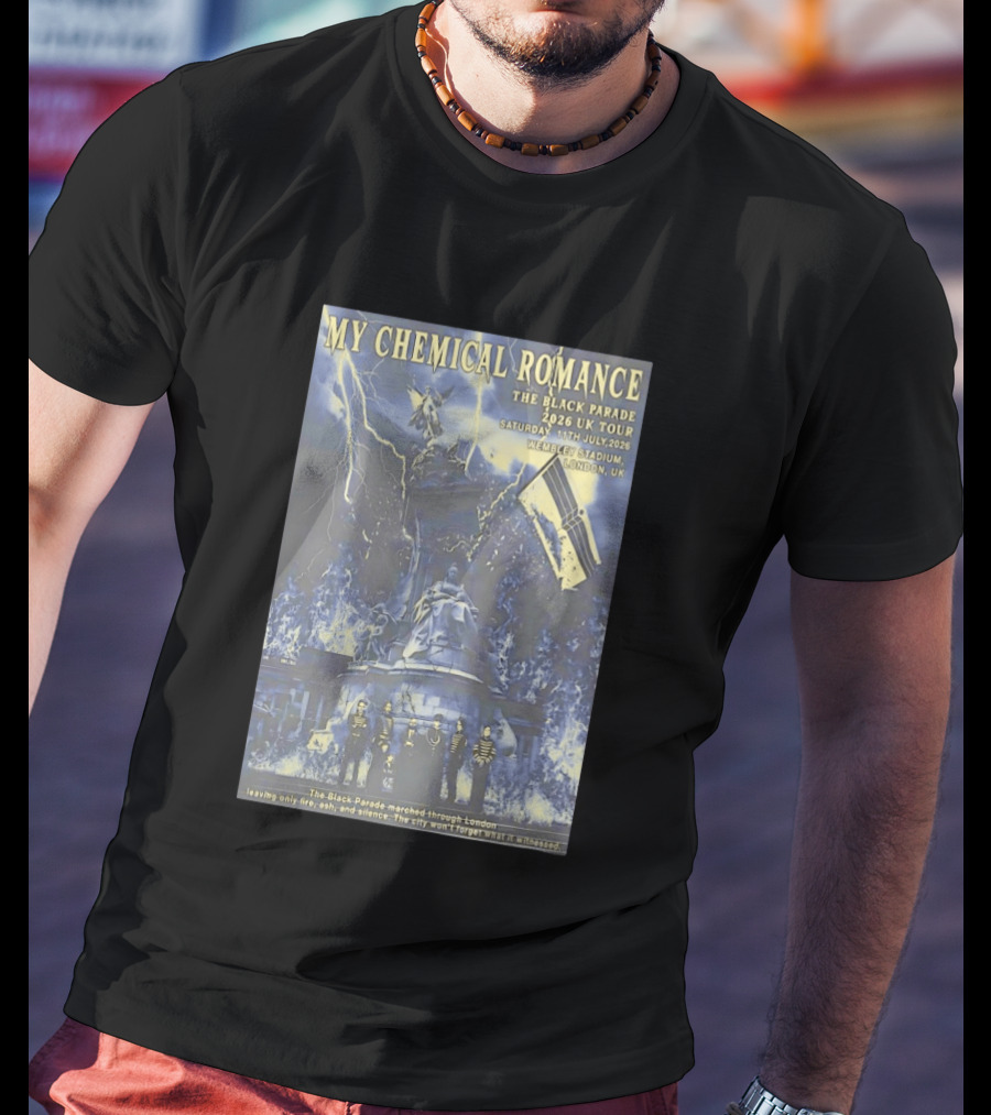 My Chemical Romance Black Parade 2026 UK Tour Wembley Stadium London T-Shirt