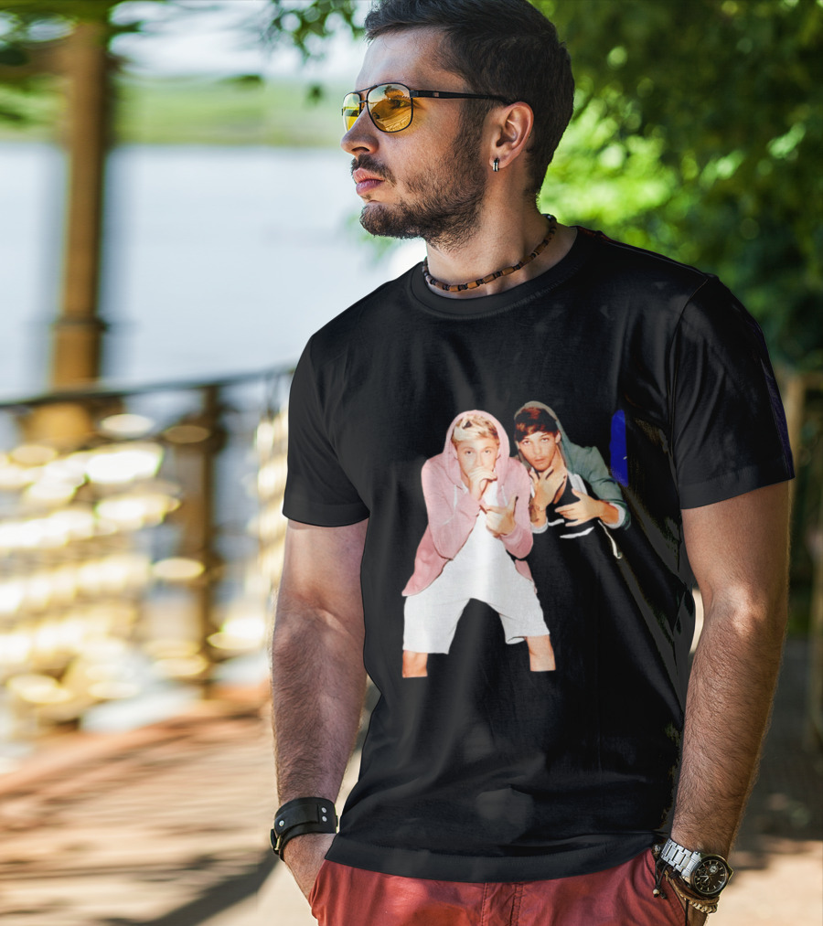 Niall Horan Louis Tomlinson One Direction Pose T-Shirt