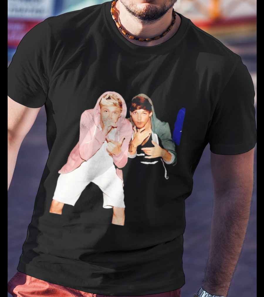 Niall Horan Louis Tomlinson One Direction Pose T-Shirt