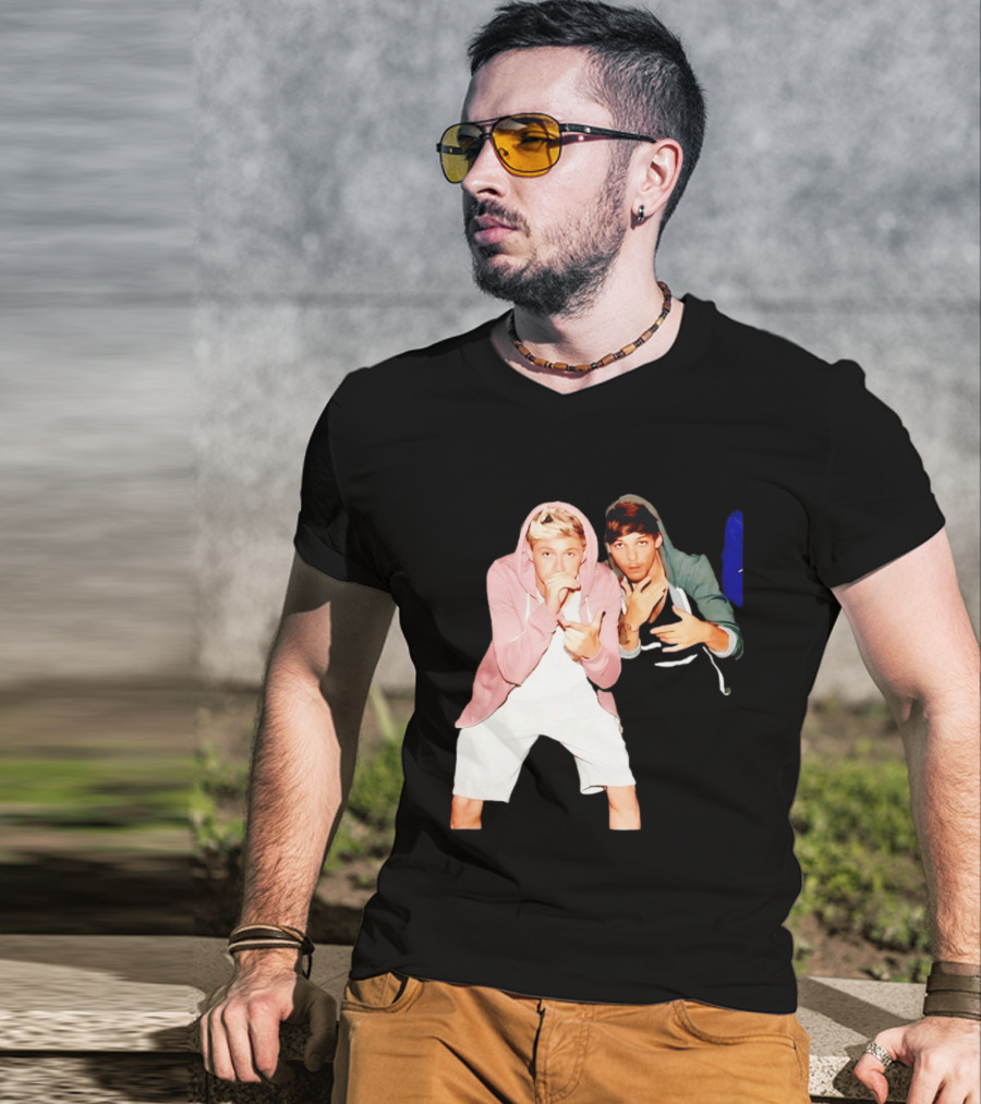 Niall Horan Louis Tomlinson One Direction Pose T-Shirt