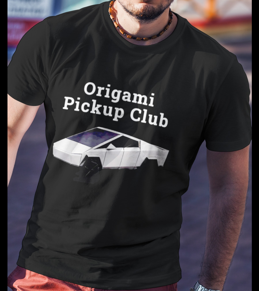 Origami Pickup Club Cybertruck Papercraft Model T-Shirt