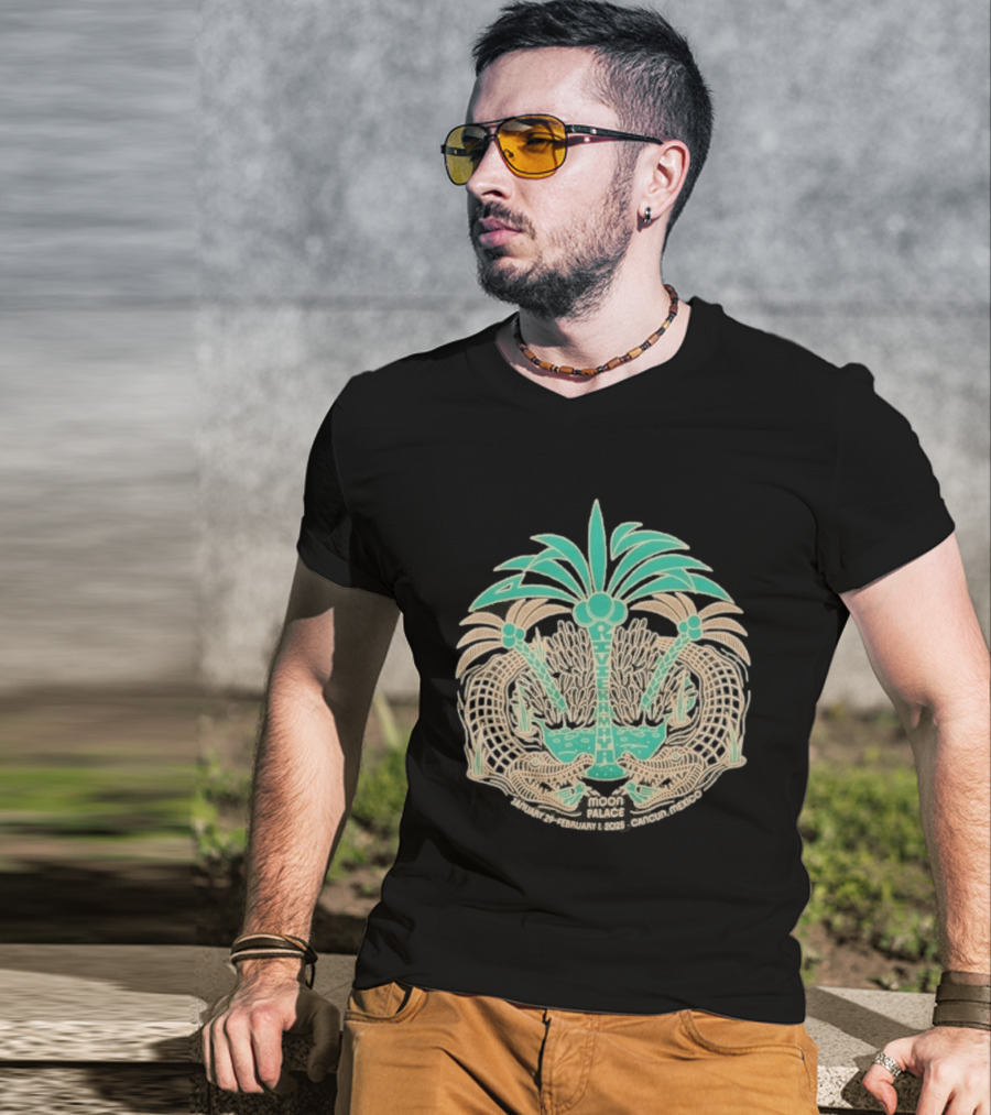 Phish Riviera Maya Moon Palace January 2025 Cancun Mexico Coconut Gators T-Shirt