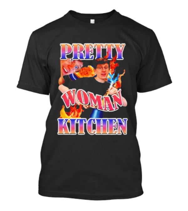 Pretty Woman Kitchen Funny JackSucksAtLife YouTube Meme T-Shirt