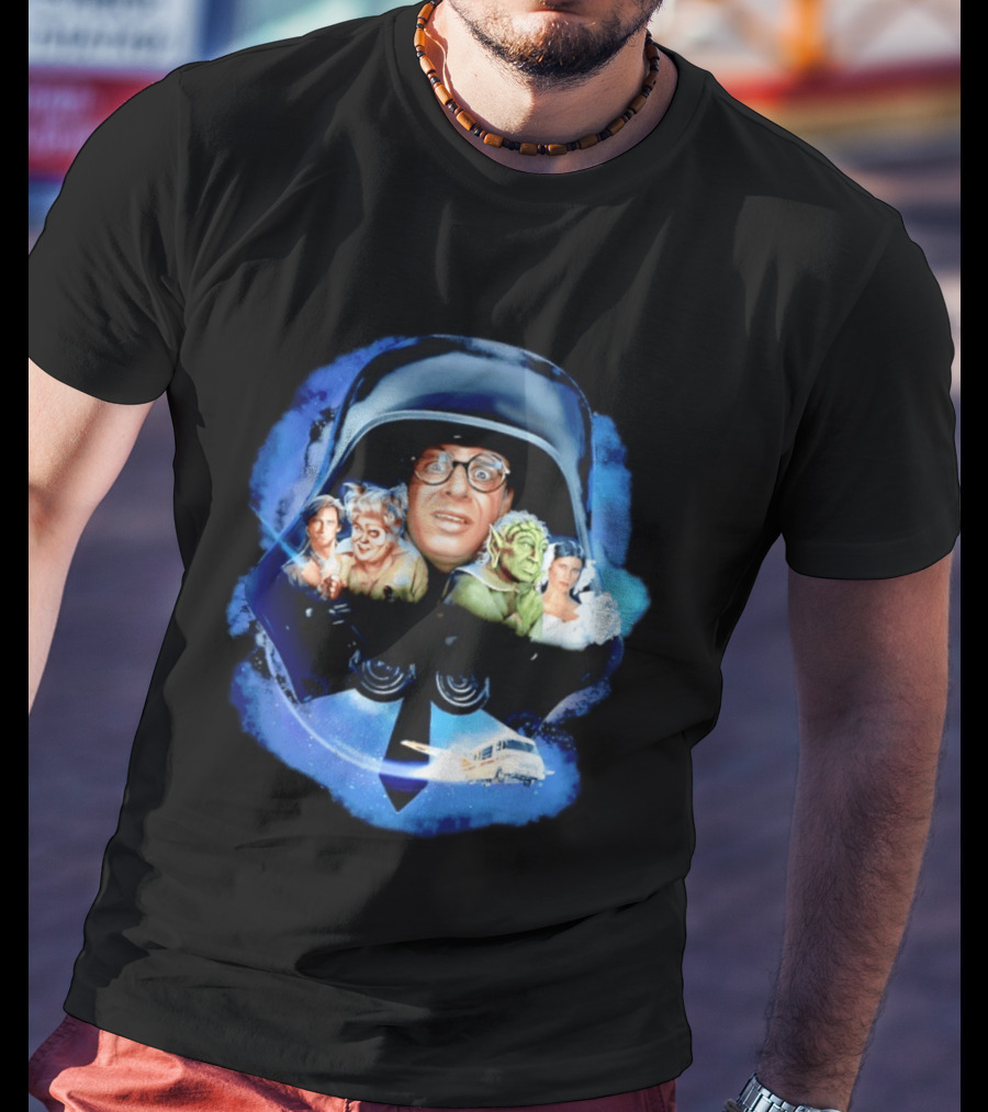 Spaceballs 2 Dark Helmet Rick Moranis Sci Fi Comedy Movie Cast Spaceship T-Shirt