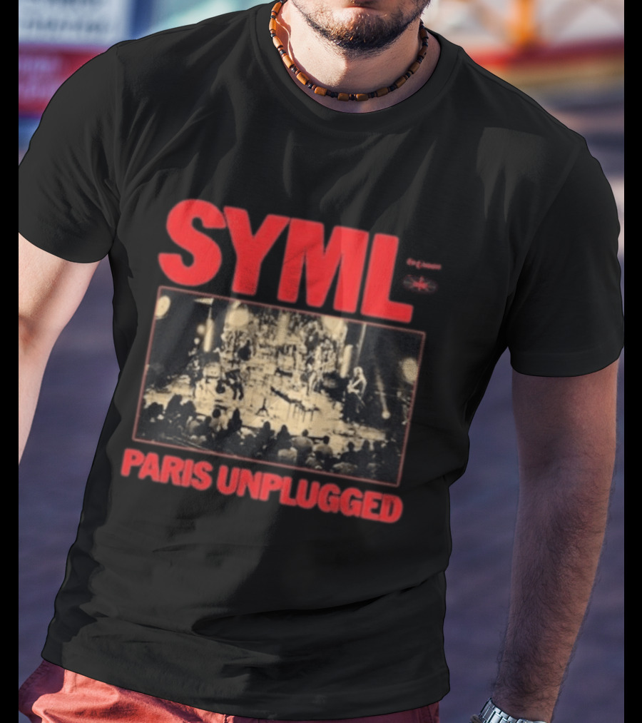 SYML Paris Unplugged Live Performance Concert Photography T-Shirt