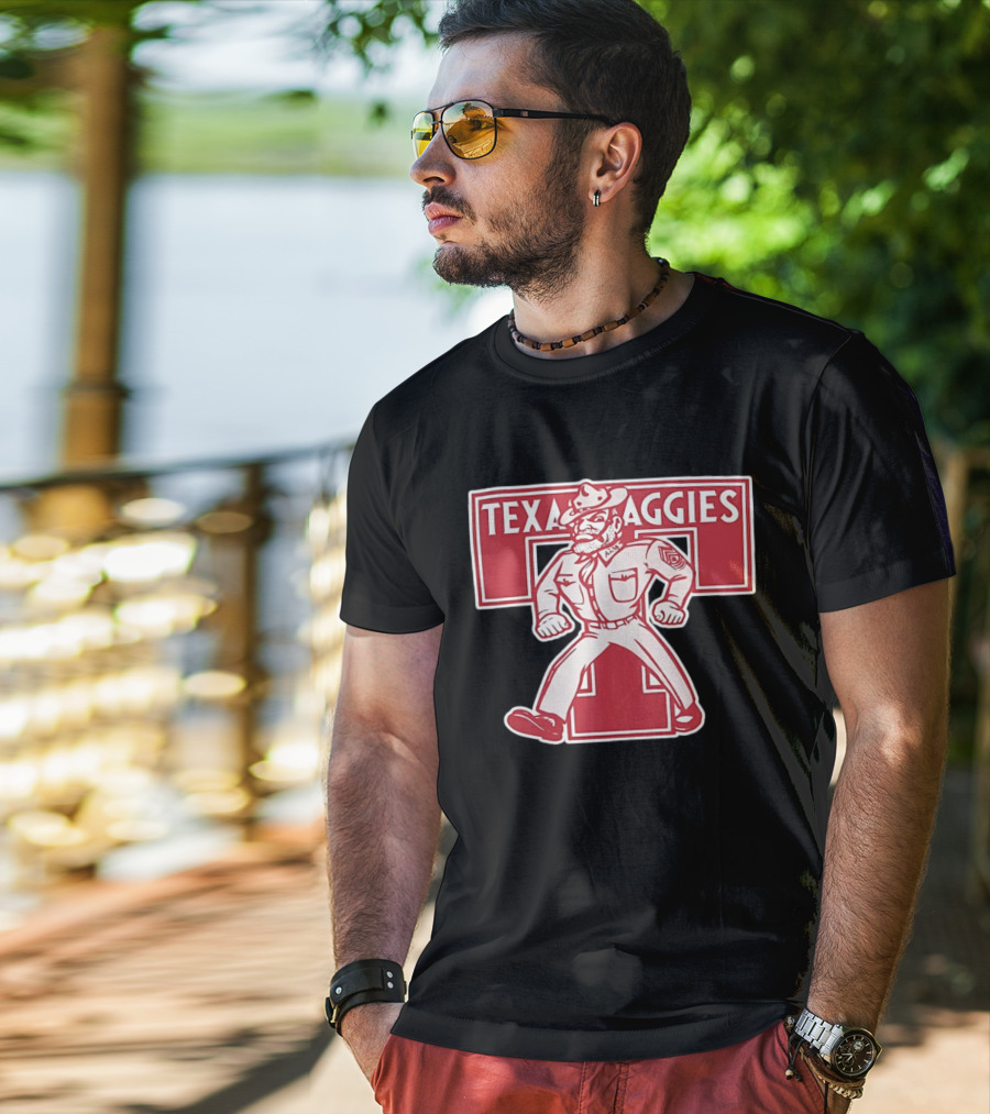 Texas Aggies Reveille Station Old Sarge AMT T-Shirt