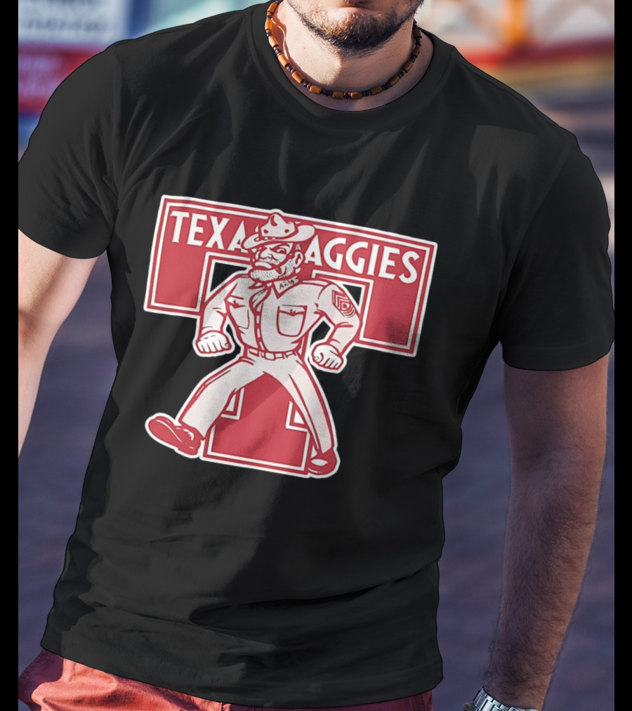Texas Aggies Reveille Station Old Sarge AMT T-Shirt