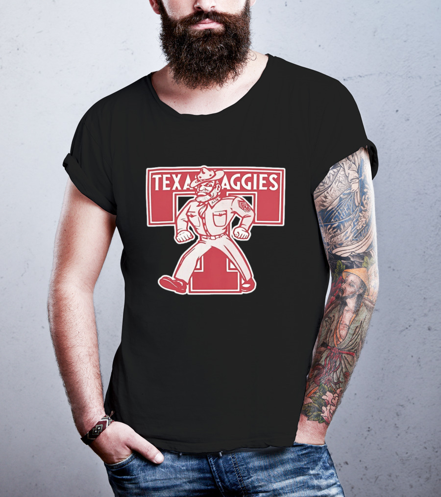 Texas Aggies Reveille Station Old Sarge AMT T-Shirt