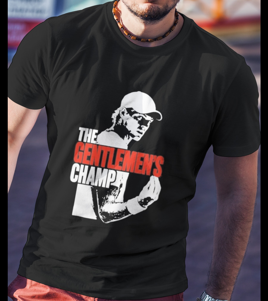 The Gentlemen's Champ Jannik Sinner Italian Gesture T-Shirt