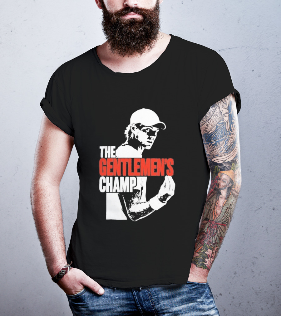 The Gentlemen's Champ Jannik Sinner Italian Gesture T-Shirt
