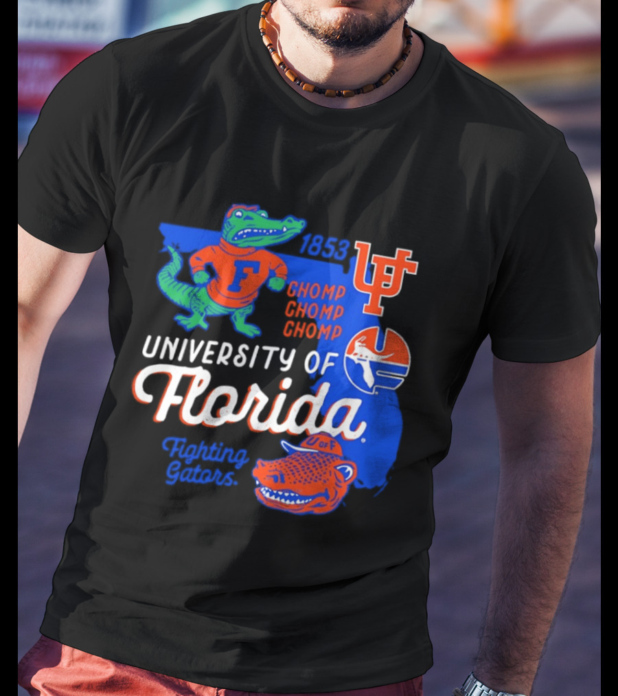 University Of Florida Fighting Gators Chomp Chomp Chomp 1986 U Of F T-Shirt