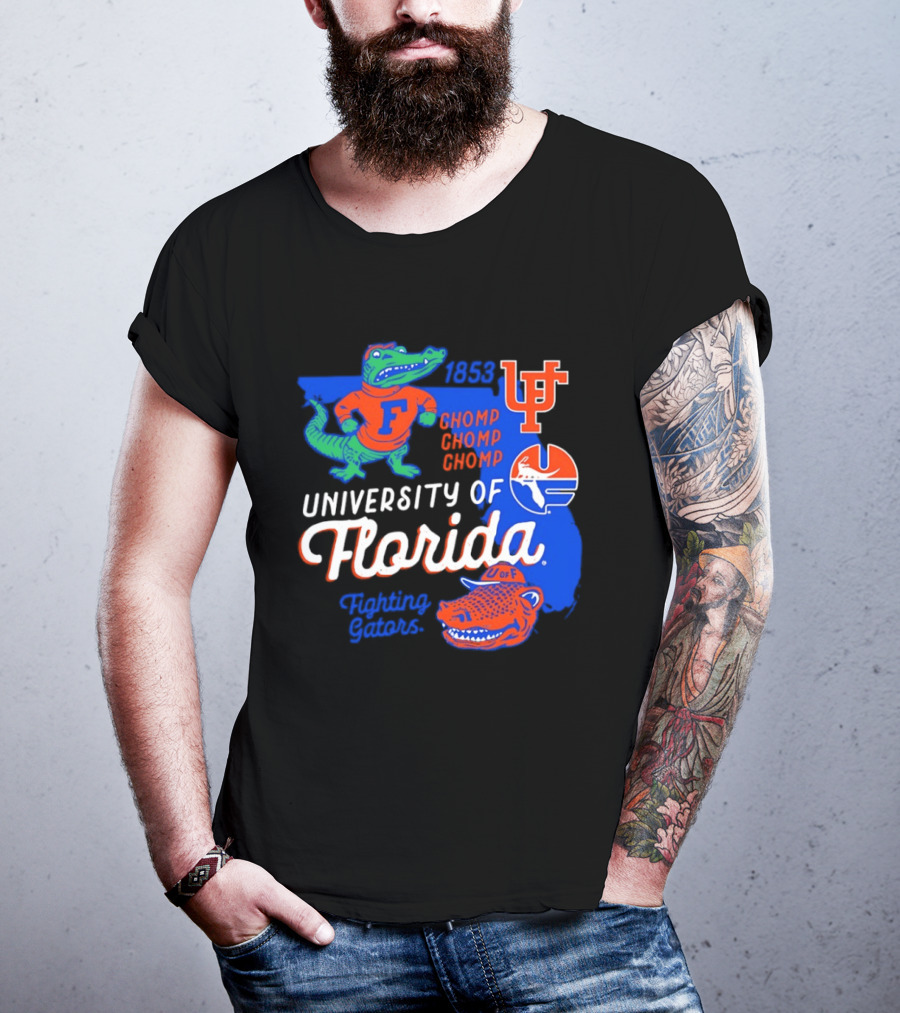 University Of Florida Fighting Gators Chomp Chomp Chomp 1986 U Of F T-Shirt