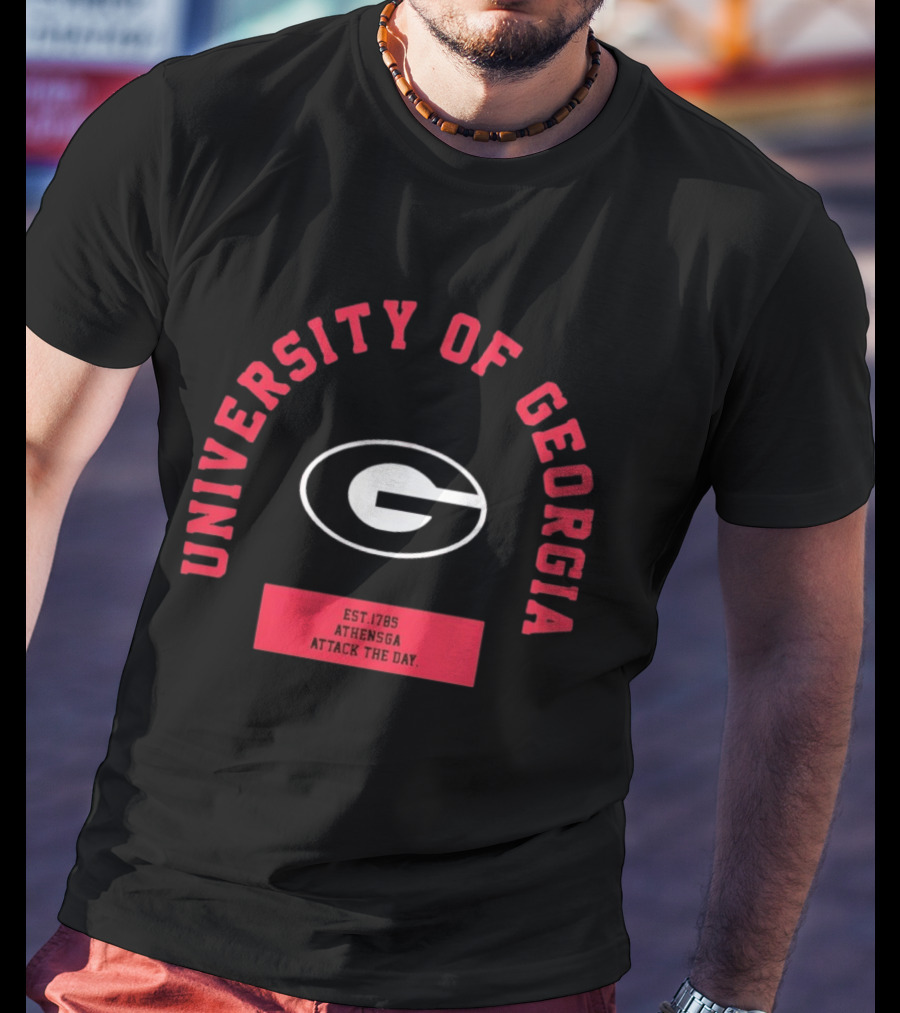 University Of Georgia Athens GA Bulldogs Attack The Day Est 1785 T-Shirt