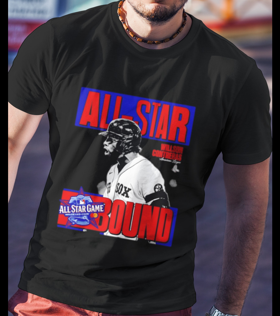 All Star Bound 2024 Willson Contreras Texas American League T-Shirt