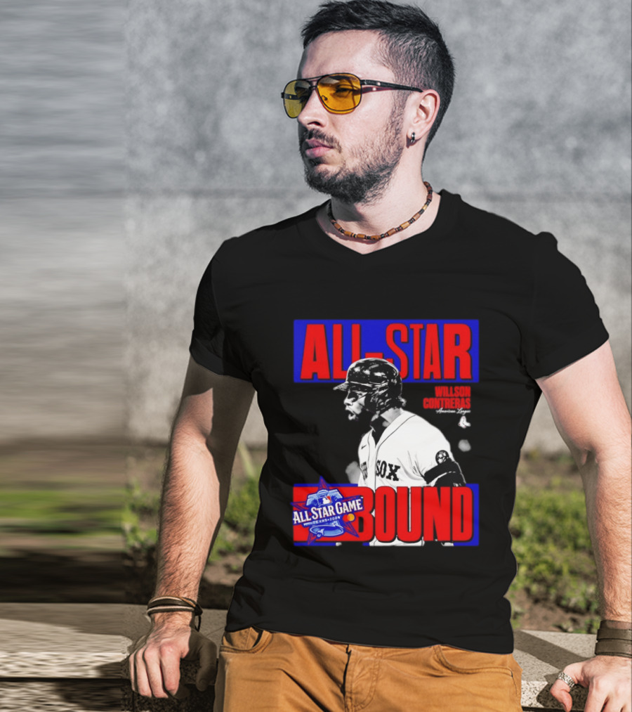 All Star Bound 2024 Willson Contreras Texas American League T-Shirt