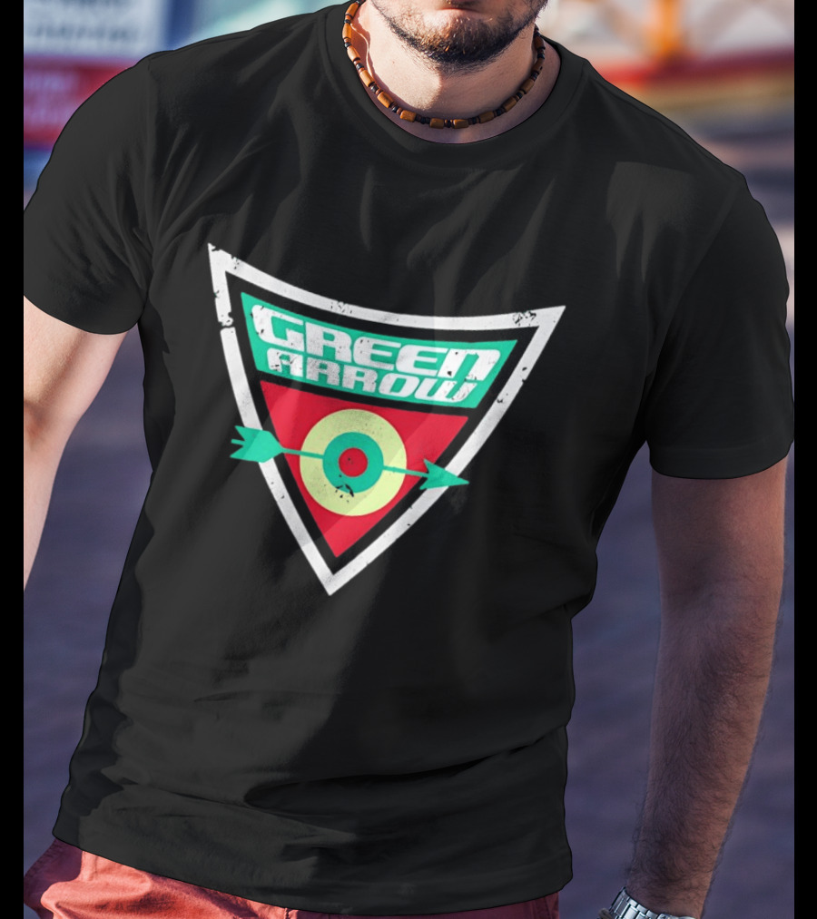 Green Arrow Archery Target Shield T-Shirt