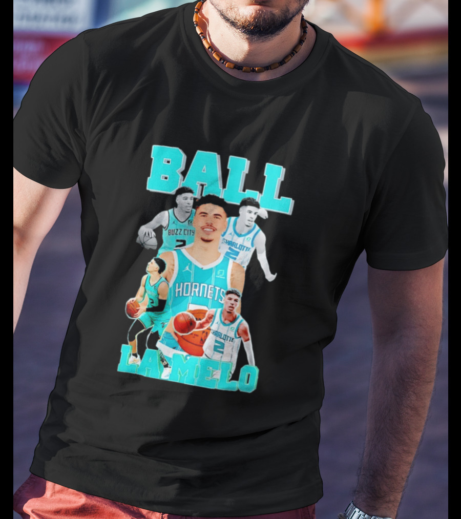 LaMelo Ball Hornets Buzz City Charlotte NBA T-Shirt