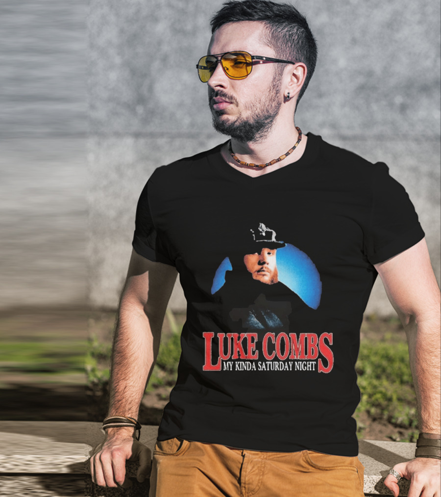 Luke Combs My Kinda Saturday Night Tour UK EU Pop Up London Dublin Edinburgh T-Shirt