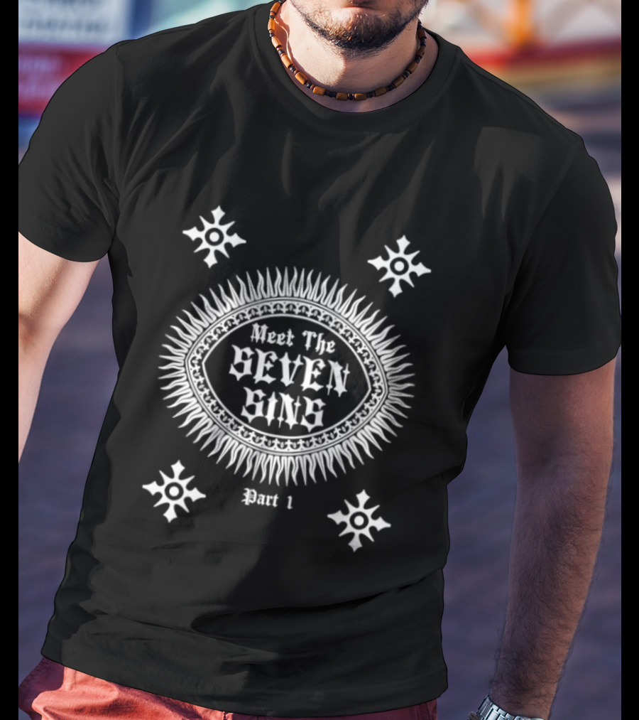Meet The Seven Sins Part 1 Occult Gothic Symbolic T-Shirt