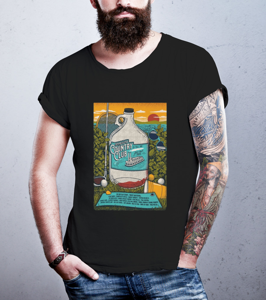 Minnesota Country Club Festival July 10 11 2026 Harriet Island Regional Park St. Paul MN T-Shirt