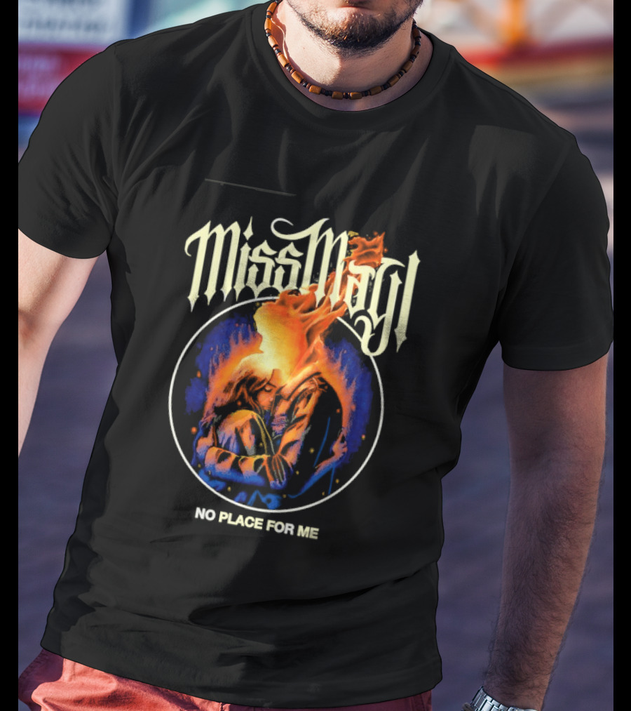 Miss May I No Place For Me Metalcore Band Fiery Circle T-Shirt
