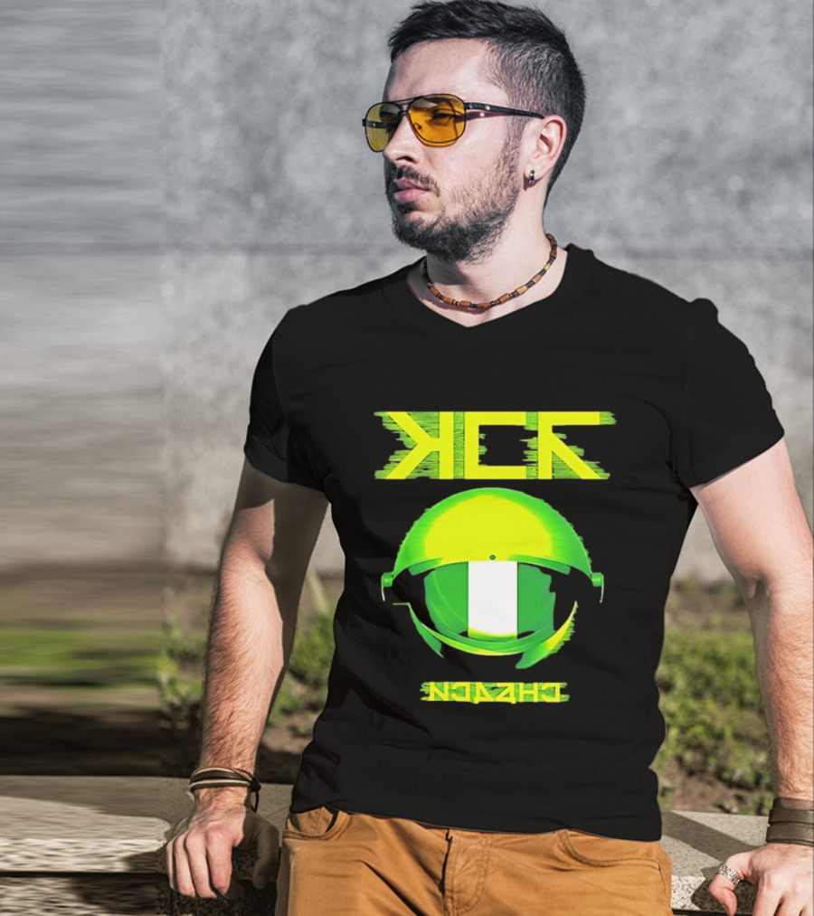 Nigeria Kick Astronaut Helmet Space Nigerian Flag T-Shirt