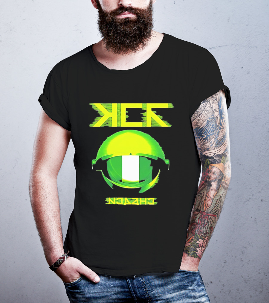 Nigeria Kick Astronaut Helmet Space Nigerian Flag T-Shirt