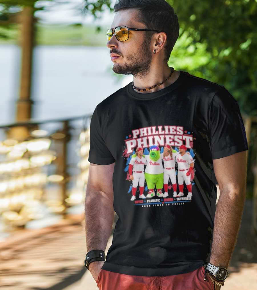 Bryce Harper The Phanatic Brandon Marsh Kyle Schwarber Phillies Phinest T-Shirt