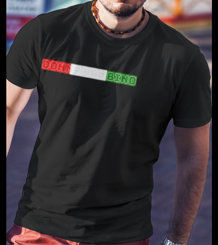 Donny Bambino Italian Flag T-Shirt