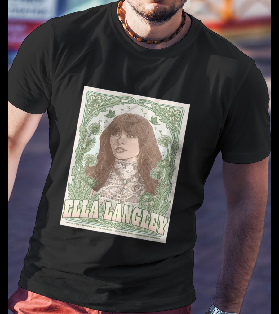 Ella Langley July 16 2026 Hamilton TD Coliseum With Avery Anna Madeline Edwards T-Shirt