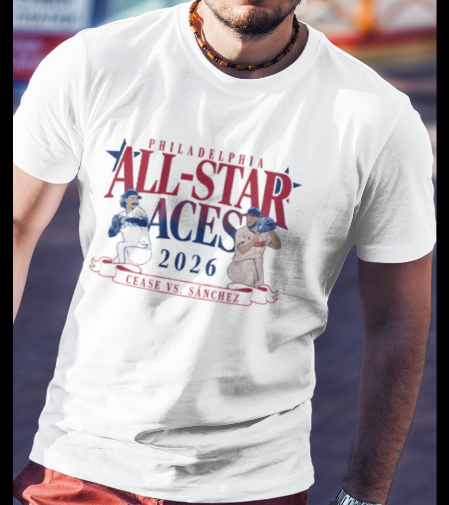 Philadelphia All Star Aces 2026 Cease Vs Sánchez T-Shirt