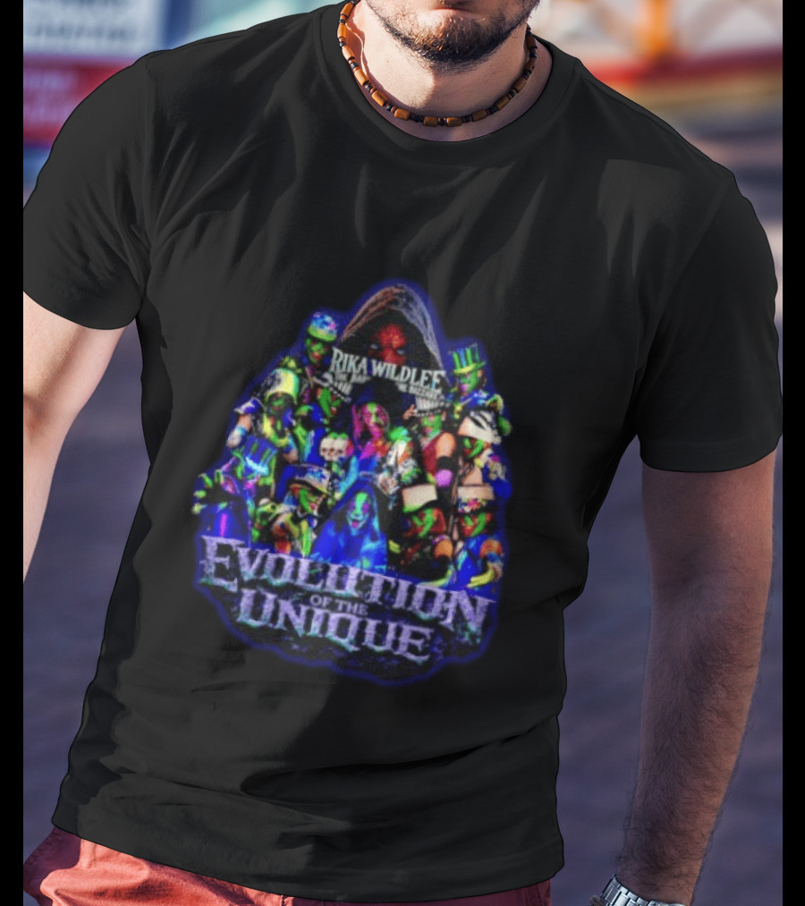 Rika Wildlee Evolution Of The Unique Clown Collage T-Shirt