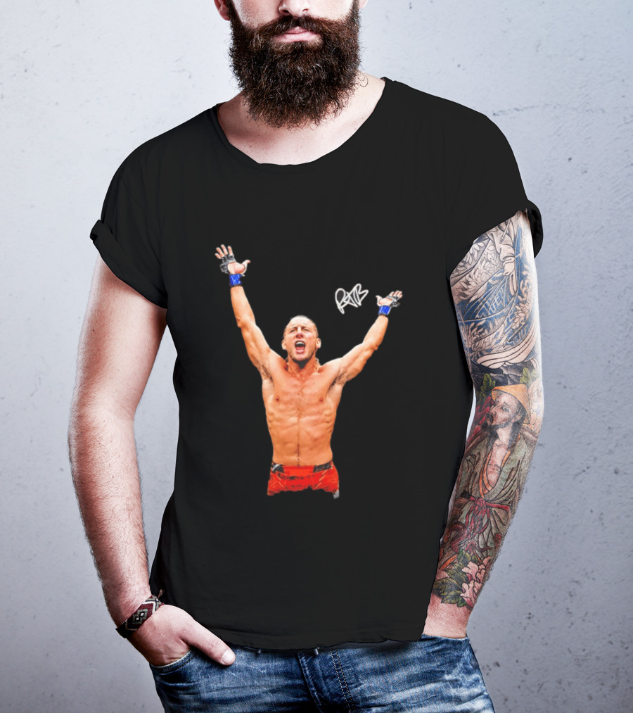 Ryan Hall UFC 2026 Victory Celebration Champion Pose T-Shirt
